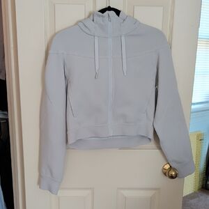 lululemon athletica Women's Light Gray Bomber Jacket